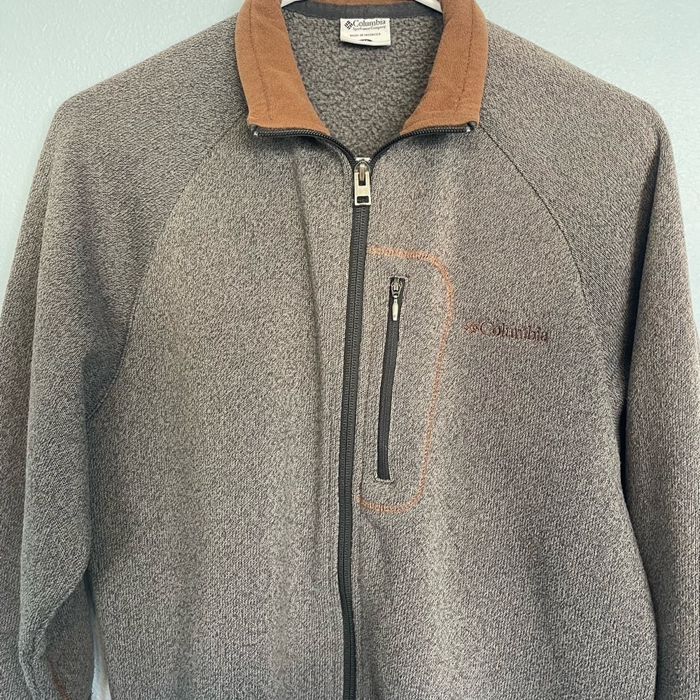 Vintage Columbia Men’s Fleece zip jacket - Picture 3 of 10